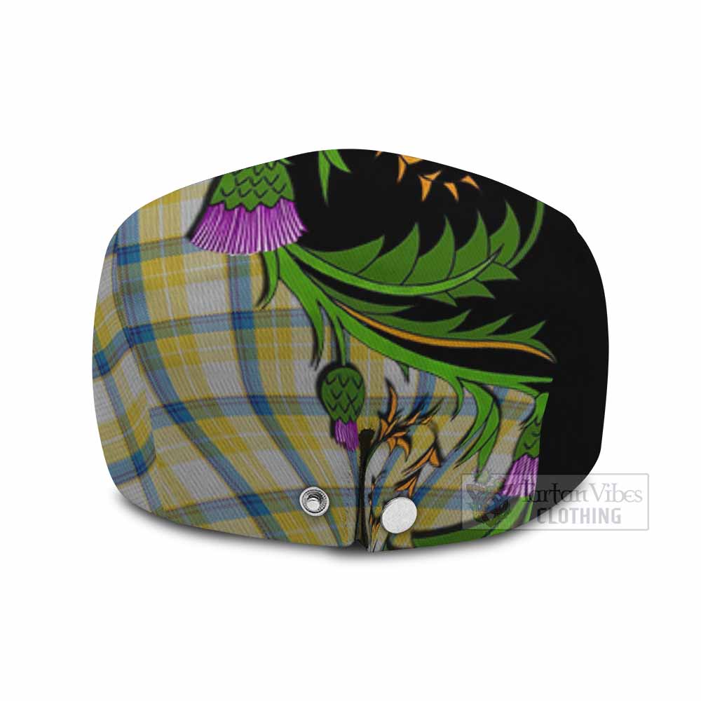 MacGrath (McGrath) Tartan Flat Cap, Jeff Cap Scottish Thistle Pride Heritage Art