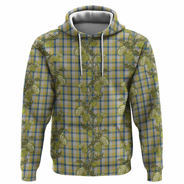 MacGrath (McGrath) Tartan Hoodie Seamless Scottish Thistle Flowers