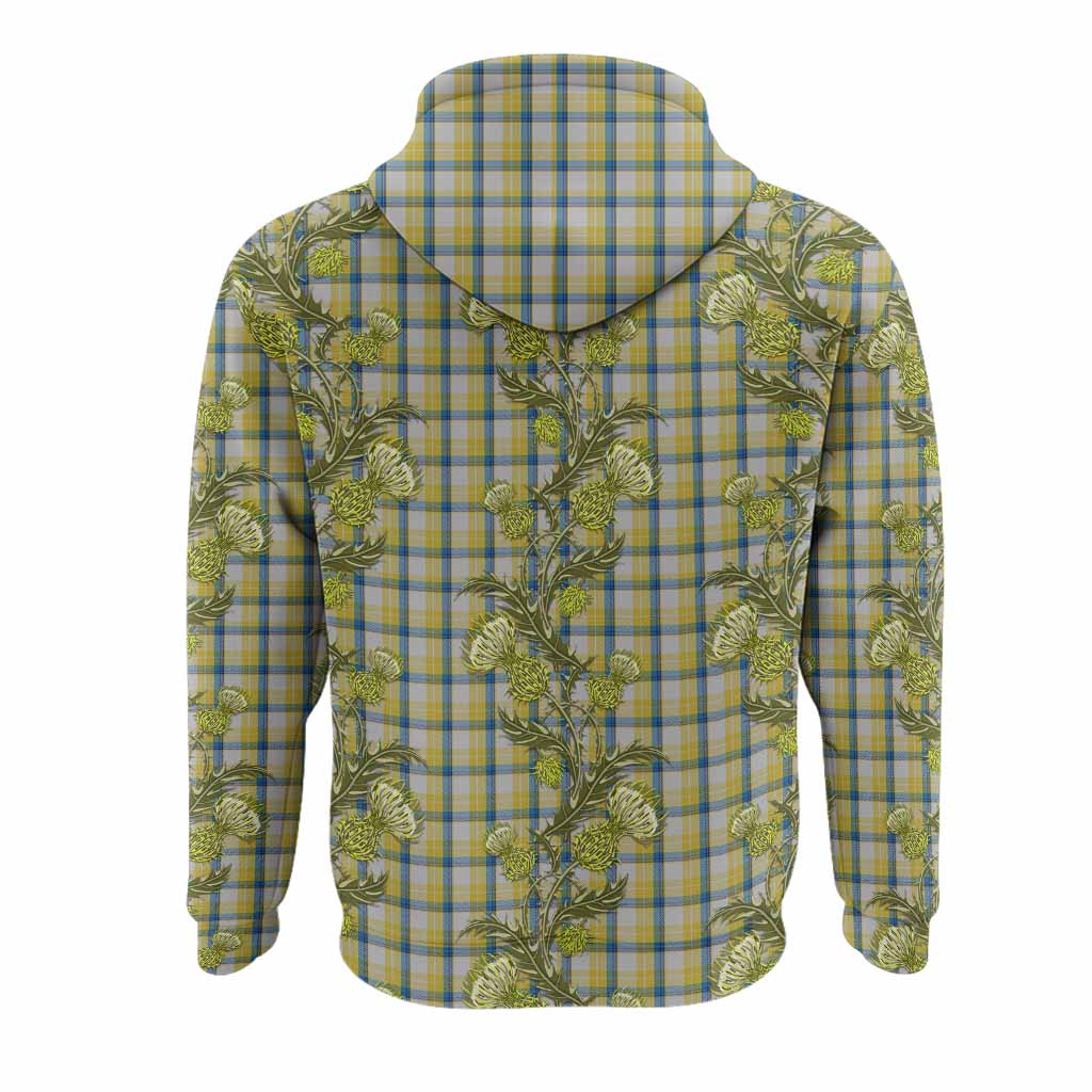MacGrath (McGrath) Tartan Hoodie Seamless Scottish Thistle Flowers