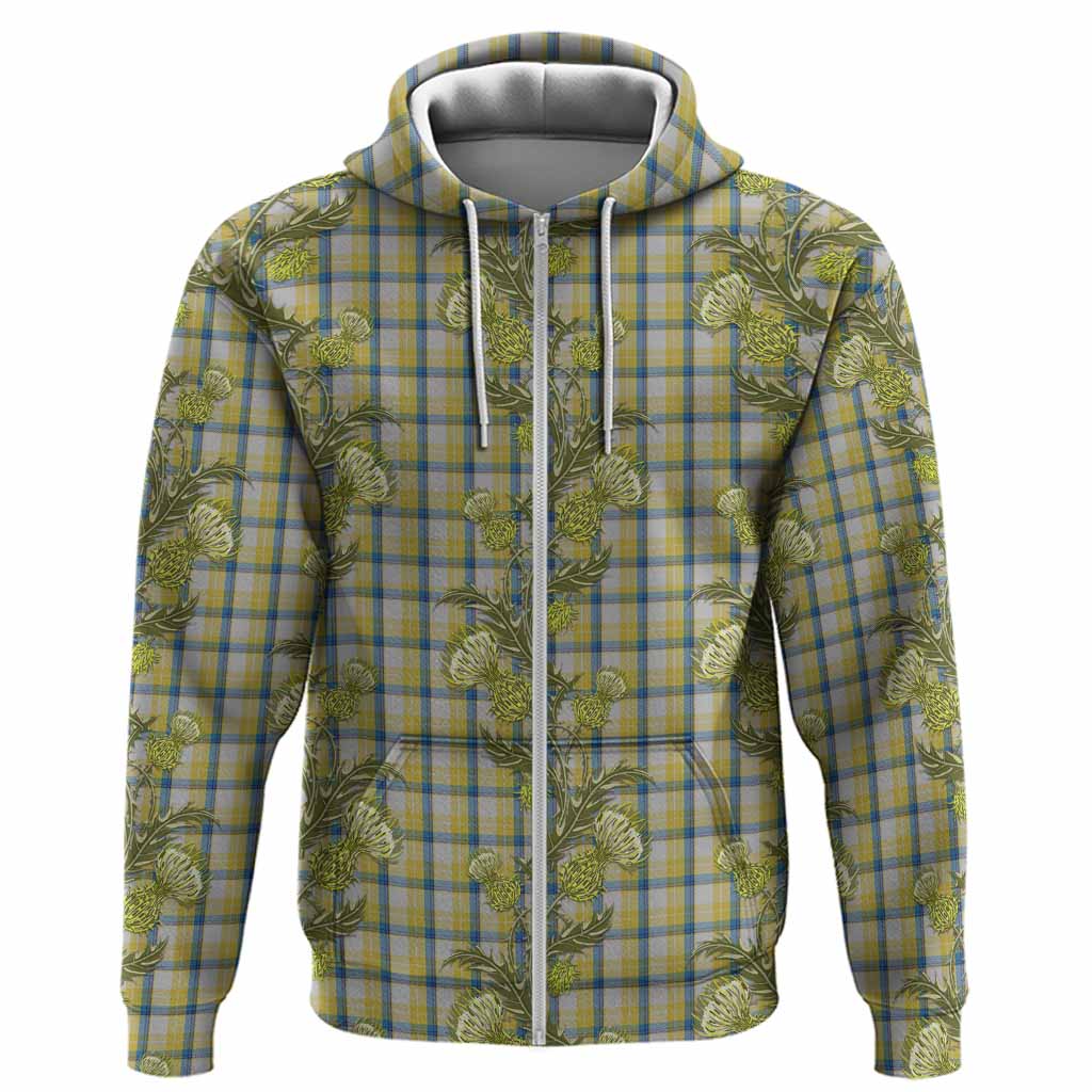 MacGrath (McGrath) Tartan Hoodie Seamless Scottish Thistle Flowers