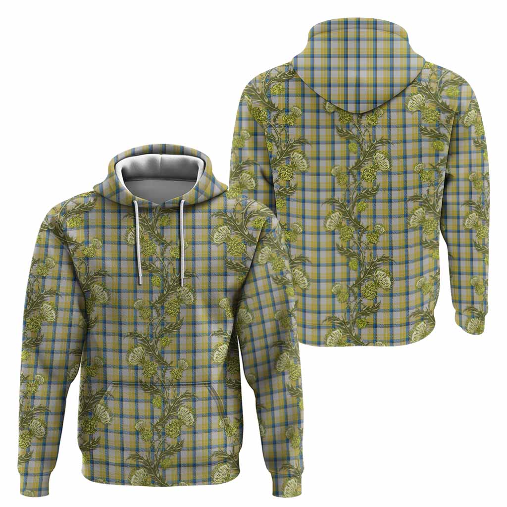 MacGrath (McGrath) Tartan Hoodie Seamless Scottish Thistle Flowers