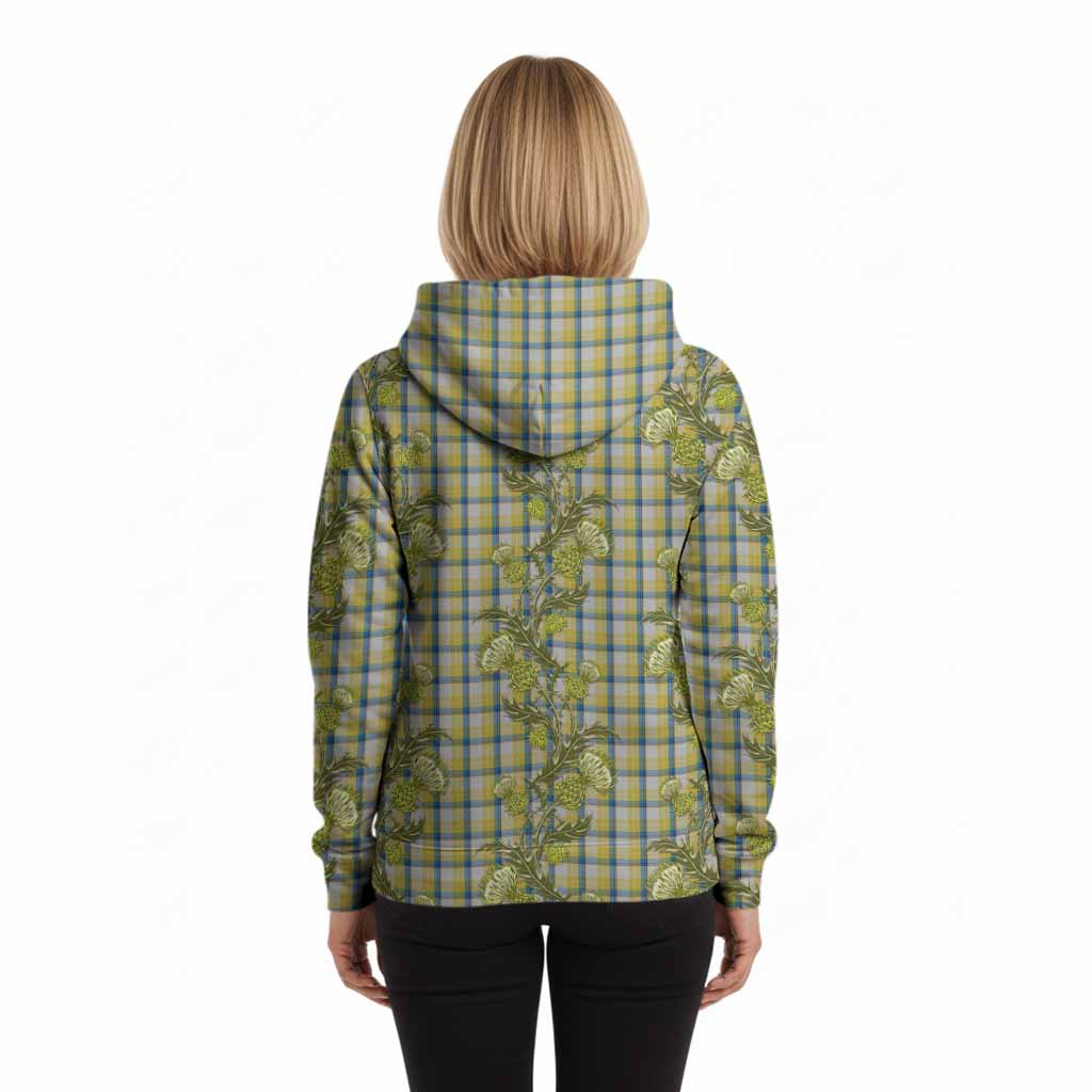 MacGrath (McGrath) Tartan Hoodie Seamless Scottish Thistle Flowers