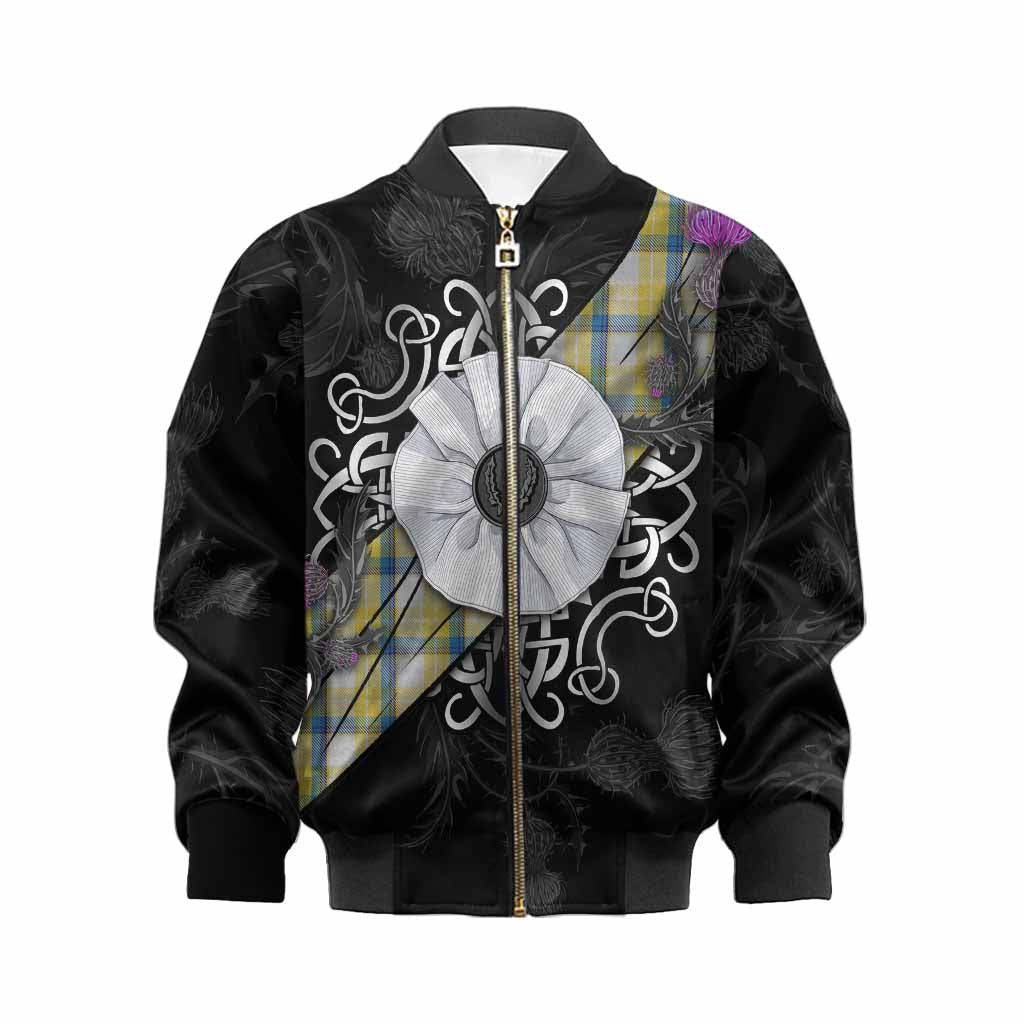 MacGrath (McGrath) Tartan Kid Bomber Jacket Jacobite White Rose Kid XS - Tartan Vibes Clothing