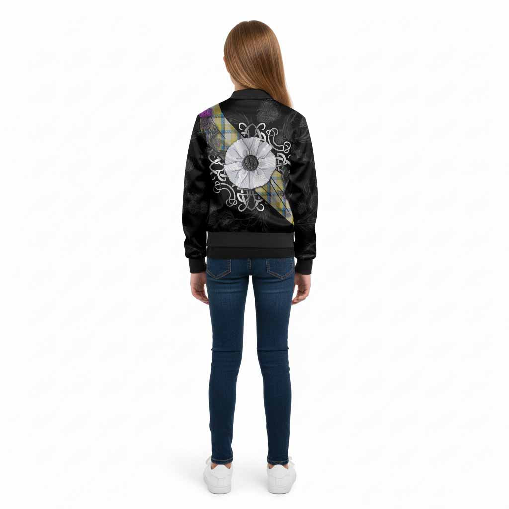 MacGrath (McGrath) Tartan Kid Bomber Jacket Jacobite White Rose - Tartan Vibes Clothing