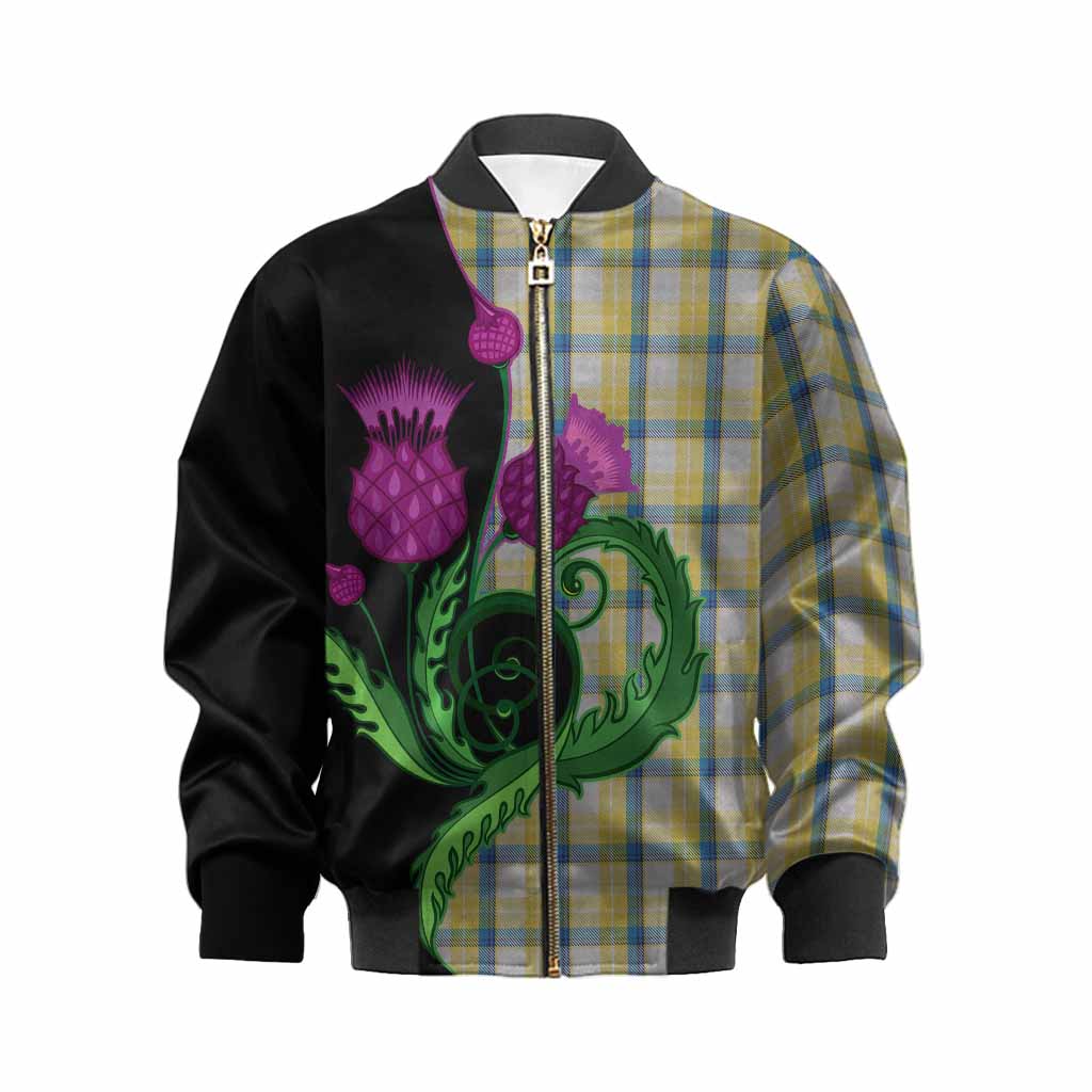 MacGrath (McGrath) Tartan Kid Bomber Jacket Traditional Scottish Thistle Kid XS - Tartan Vibes Clothing