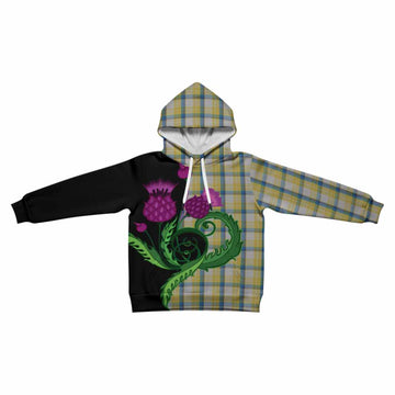 MacGrath (McGrath) Tartan Kid Hoodie Traditional Scottish Thistle