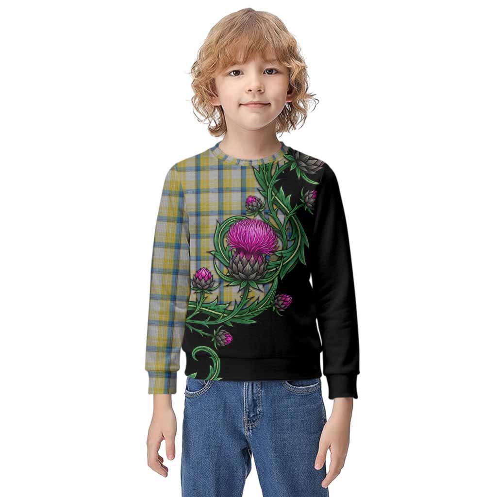 MacGrath (McGrath) Tartan Kid Knitted Sweatshirt Resilient Scottish Thistle Kid - Tartan Vibes Clothing