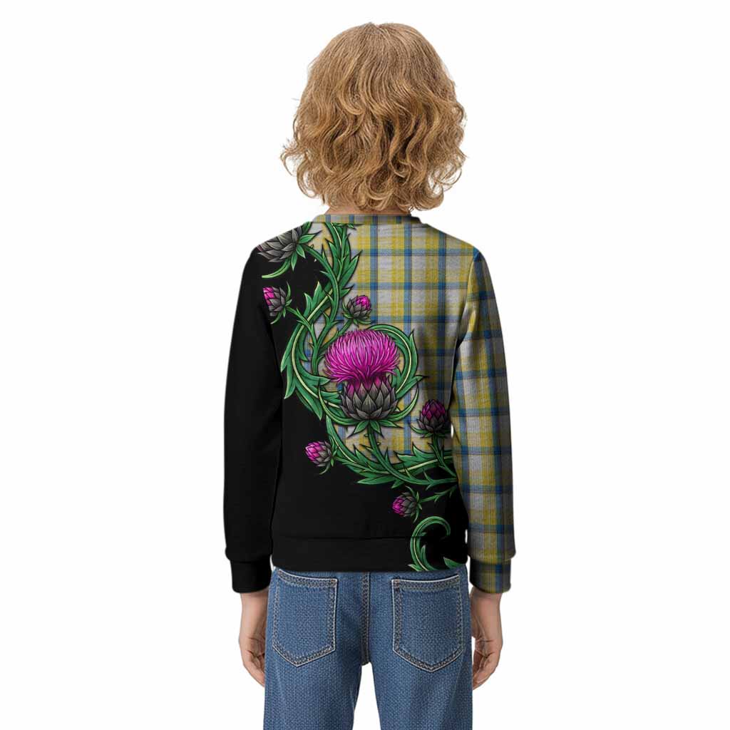 MacGrath (McGrath) Tartan Kid Knitted Sweatshirt Resilient Scottish Thistle - Tartan Vibes Clothing