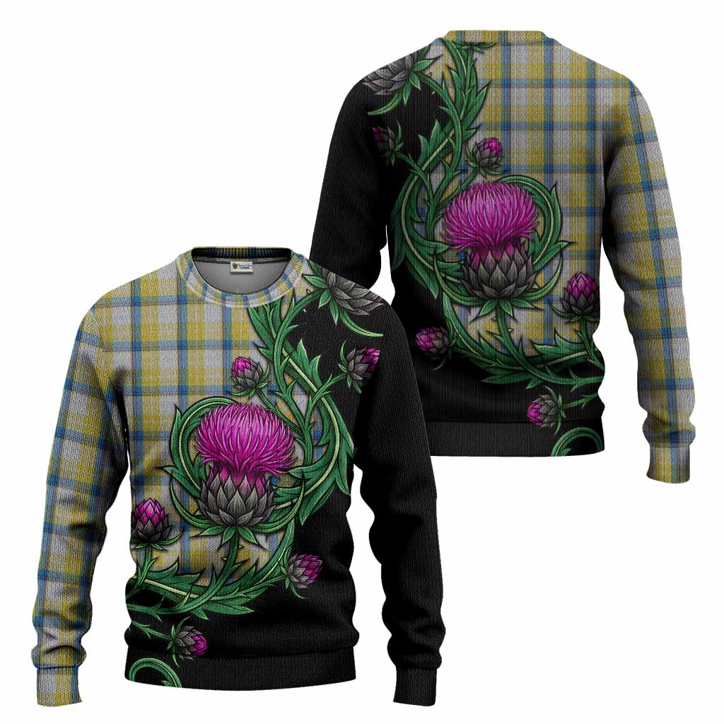 MacGrath (McGrath) Tartan Knitted Sweater Resilient Scottish Thistle - Tartan Vibes Clothing