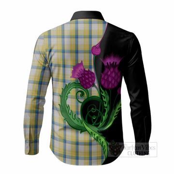 MacGrath (McGrath) Tartan Long Sleeve Button Shirts Traditional Scottish Thistle