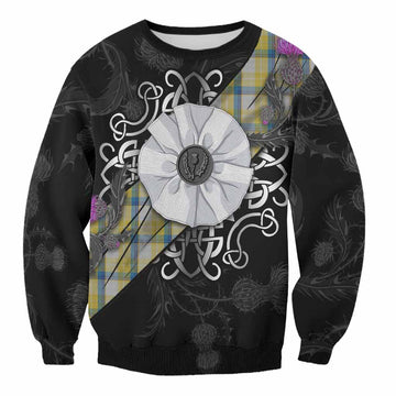 MacGrath (McGrath) Tartan Sweatshirt Jacobite White Rose