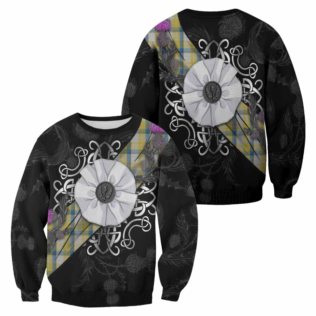 MacGrath (McGrath) Tartan Sweatshirt Jacobite White Rose - Tartan Vibes Clothing