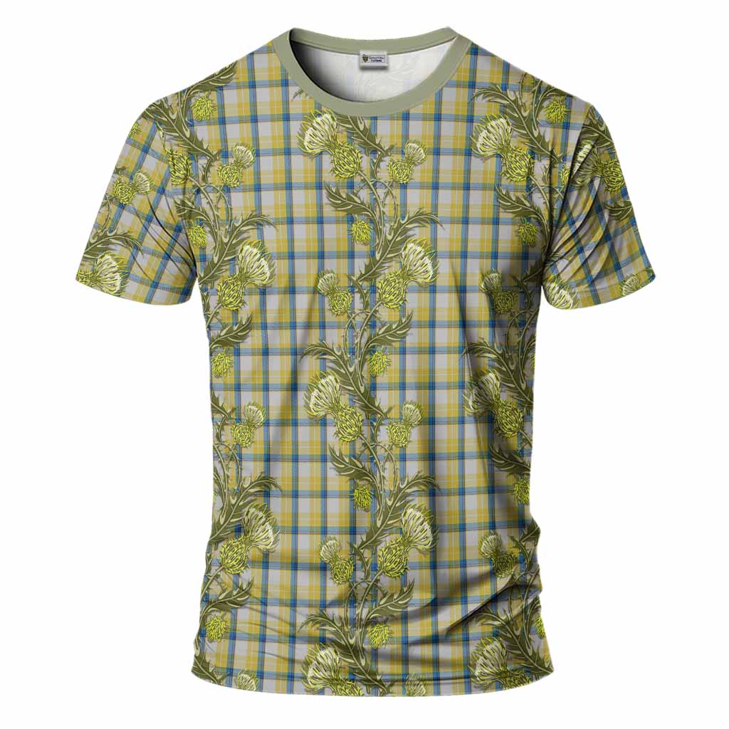 MacGrath (McGrath) Tartan T-Shirt Seamless Scottish Thistle Flowers