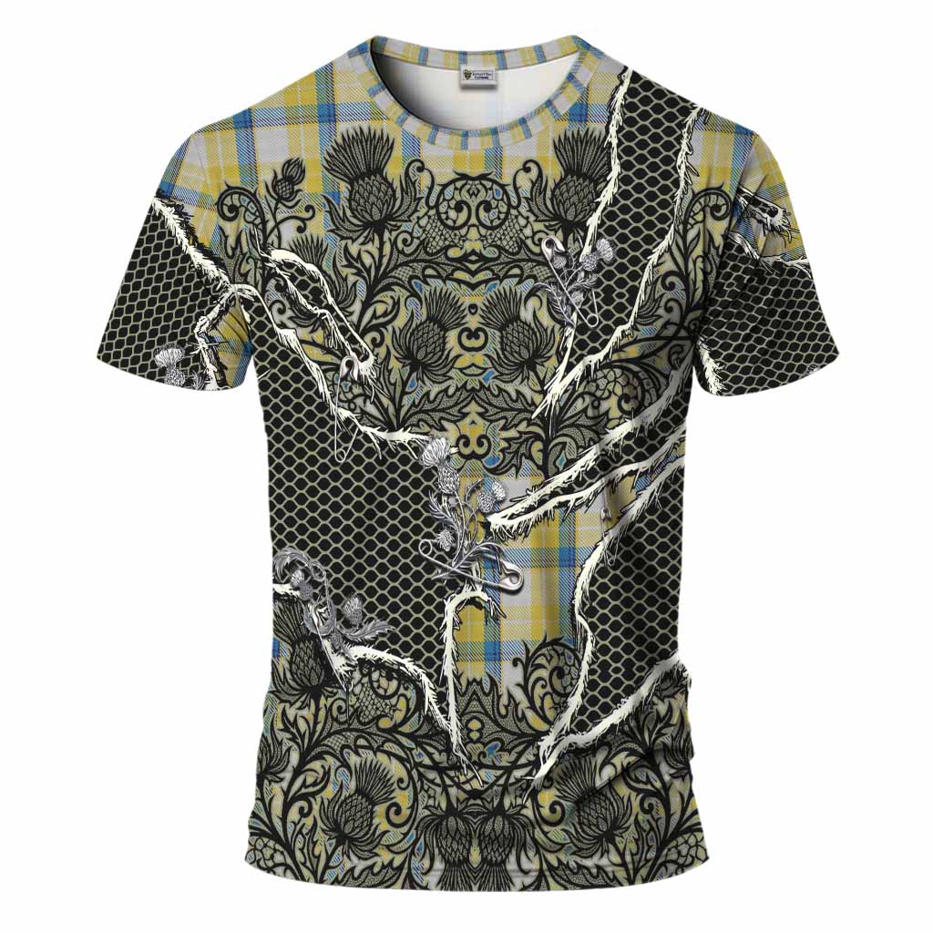 MacGrath (McGrath) Tartan Thistle Dark Gothic T-Shirt Kid's Shirt - Tartan Vibes Clothing