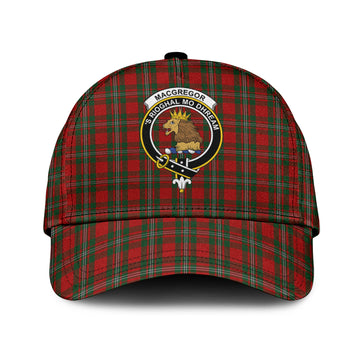 MacGregor Tartan Classic Cap with Family Crest