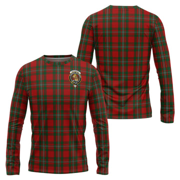 MacGregor (McGregor) Tartan Long Sleeve T-Shirt with Family Crest