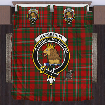 MacGregor Tartan Bedding Set with Family Crest