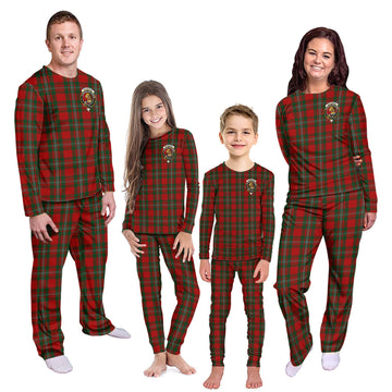 MacGregor Tartan Pajamas Family Set with Family Crest