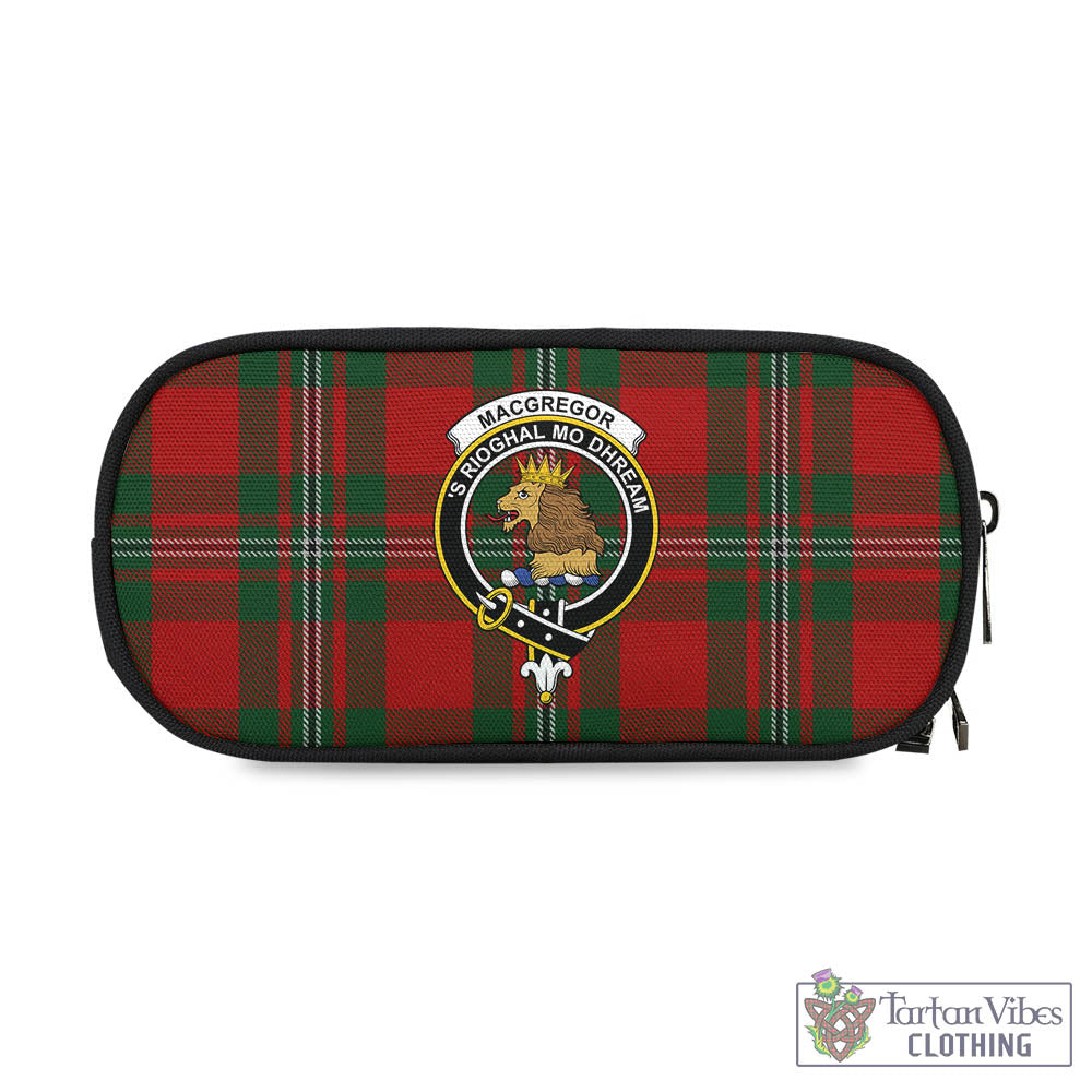 MacGregor (McGregor) Tartan Pen and Pencil Case with Family Crest One Size 4.13*8.74 inch - Tartan Vibes Clothing