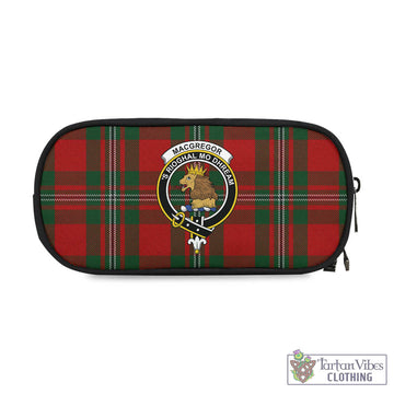 MacGregor (McGregor) Tartan Pen and Pencil Case with Family Crest