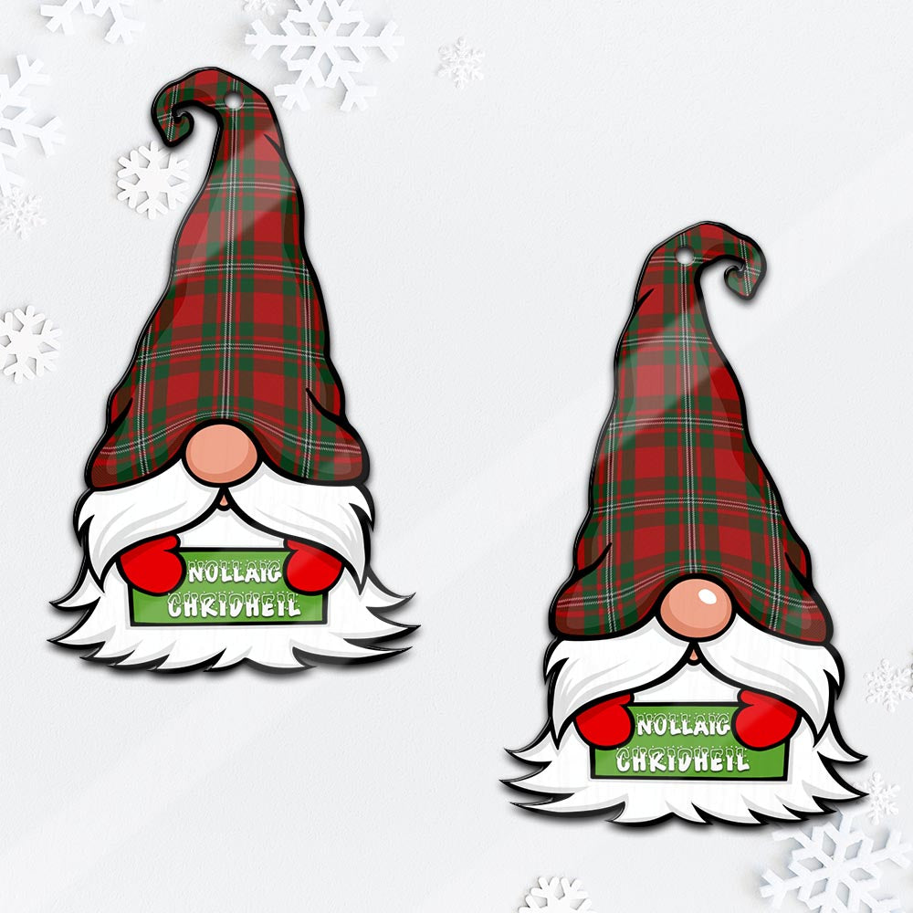 MacGregor (McGregor) Gnome Christmas Ornament with His Tartan Christmas Hat - Tartan Vibes Clothing