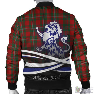 MacGregor (McGregor) Tartan Bomber Jacket with Alba Gu Brath Regal Lion Emblem