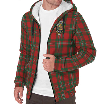 MacGregor (McGregor) Tartan Sherpa Hoodie with Family Crest