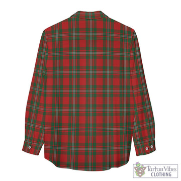 MacGregor Tartan Womens Casual Shirt with Family Crest