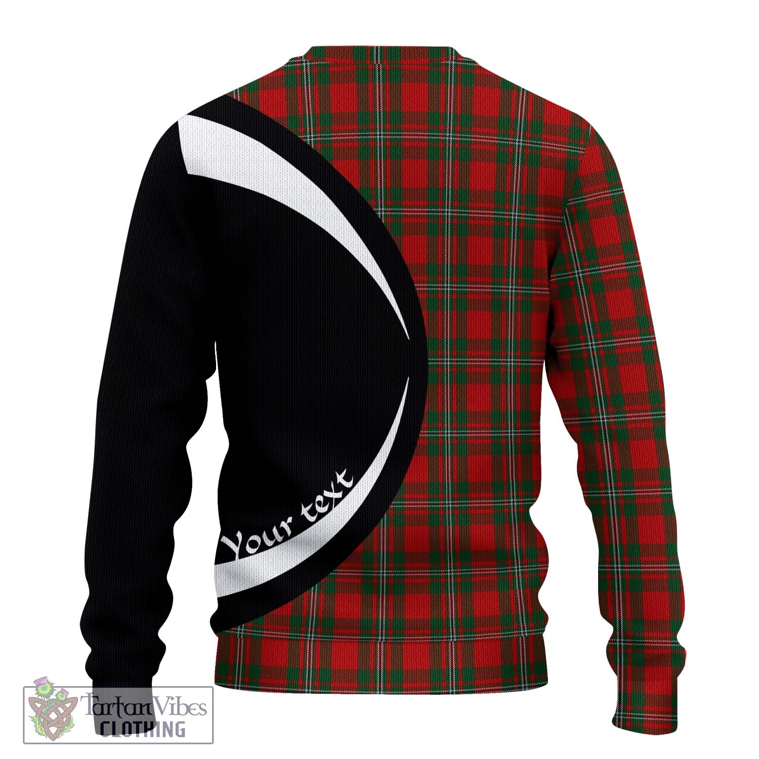 MacGregor (McGregor) Tartan Knitted Sweater with Family Crest Circle Style - Tartan Vibes Clothing