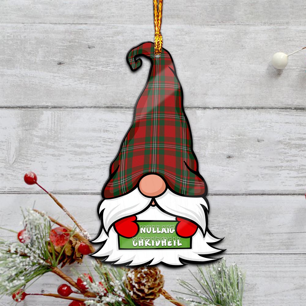 MacGregor (McGregor) Gnome Christmas Ornament with His Tartan Christmas Hat - Tartan Vibes Clothing