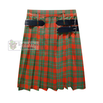 MacGregor Ancient Tartan Men's Pleated Skirt - Fashion Casual Retro Scottish Kilt Style