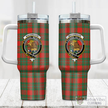MacGregor Ancient Tartan and Family Crest Tumbler with Handle