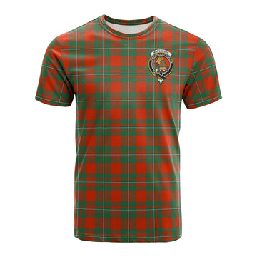 MacGregor Ancient Tartan T-Shirt with Family Crest