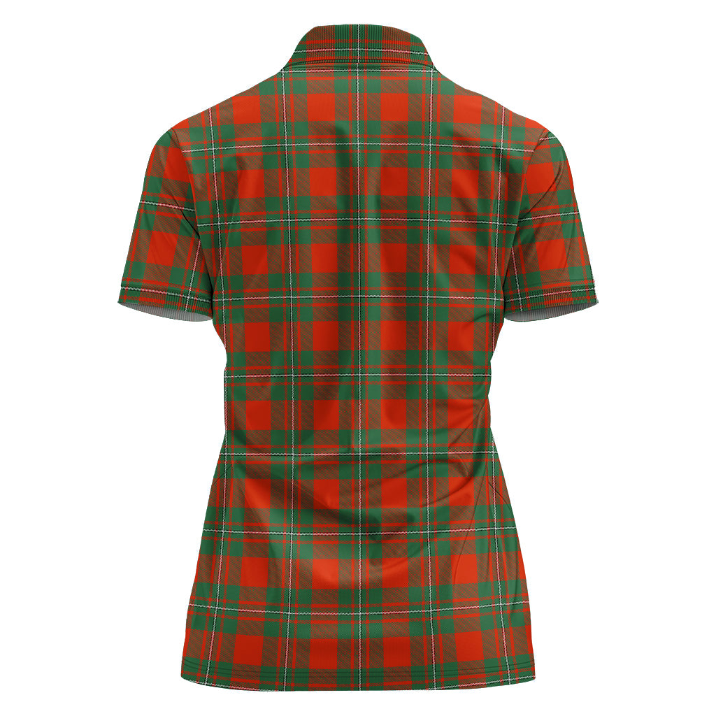 macgregor-ancient-tartan-polo-shirt-with-family-crest-for-women