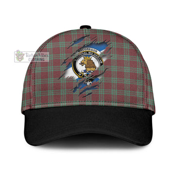 MacGregor Hunting Ancient Tartan Classic Cap with Family Crest In Me Style