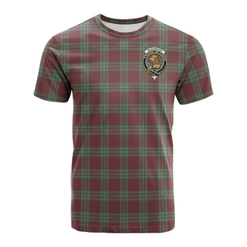 MacGregor Hunting Ancient Tartan T-Shirt with Family Crest