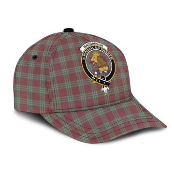 MacGregor Hunting Ancient Tartan Classic Cap with Family Crest