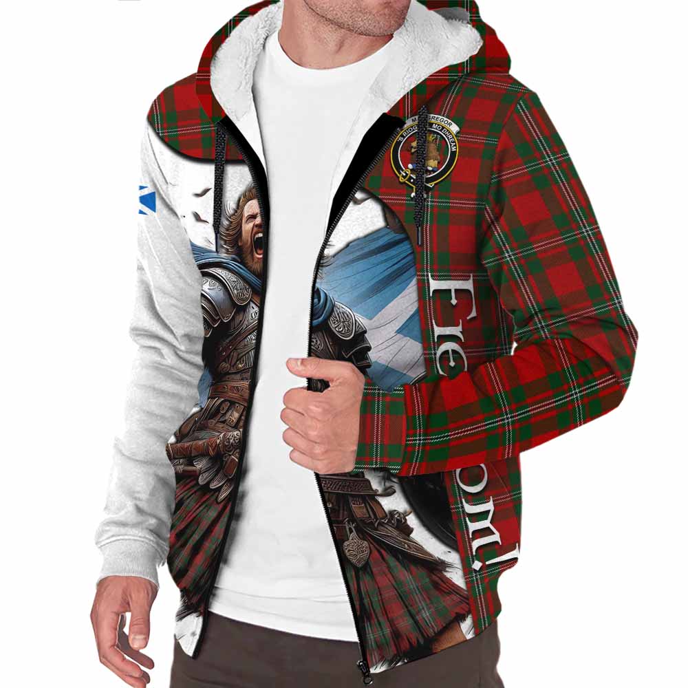 MacGregor (McGregor) Crest Tartan Sherpa Hoodie Inspired by the Freedo