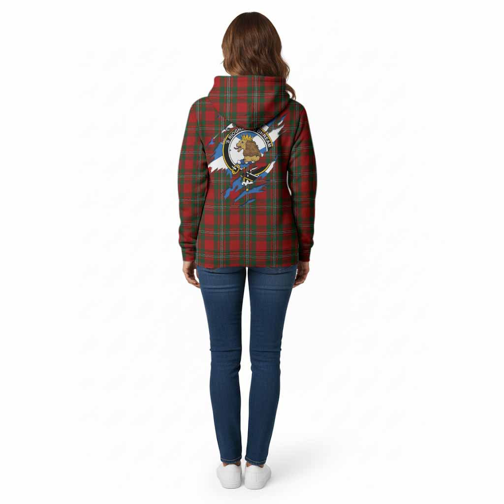 MacGregor (McGregor) Clan Crest In Me Tartan Cotton Hoodie Scotland Flag Style