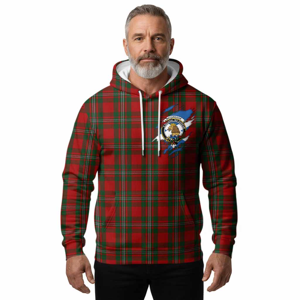 MacGregor (McGregor) Clan Crest In Me Tartan Hoodie Scotland Flag Style