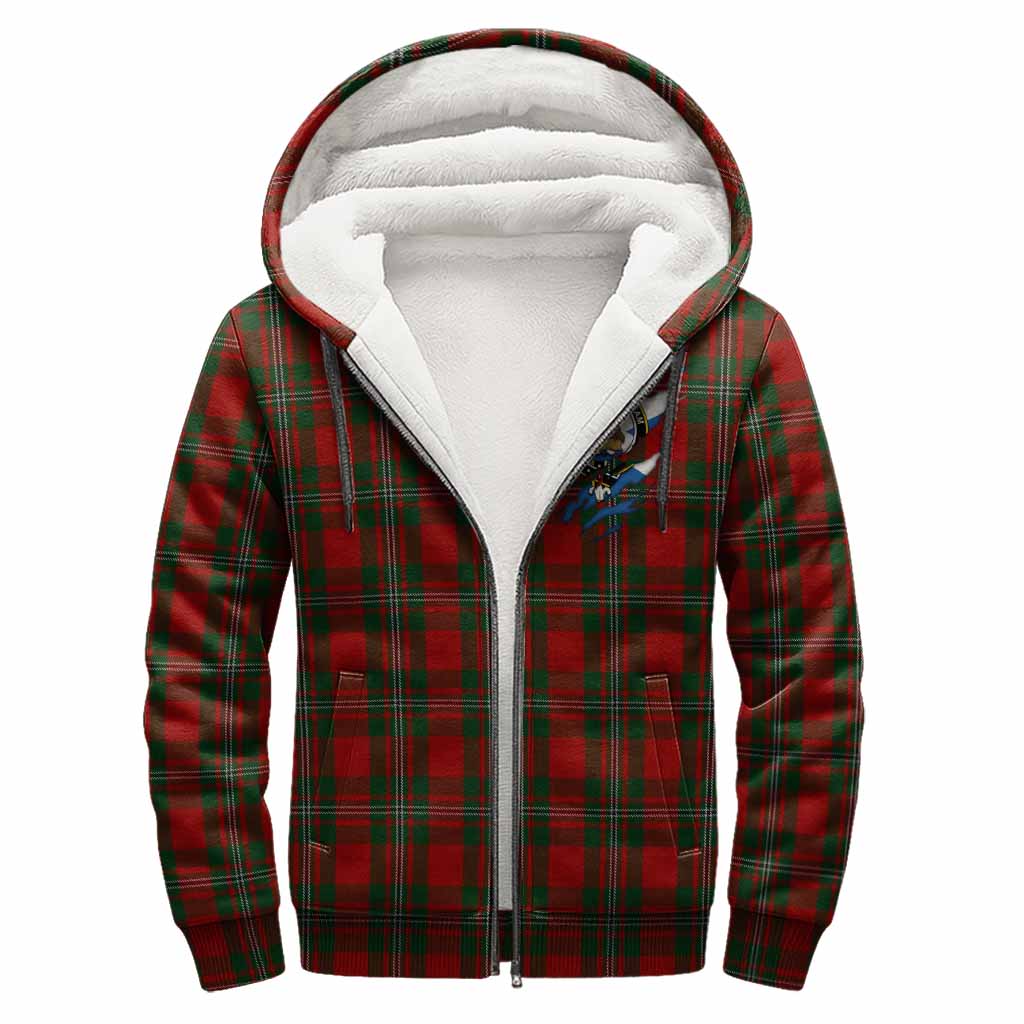 MacGregor (McGregor) Clan Crest In Me Tartan Sherpa Hoodie Scotland Flag Style