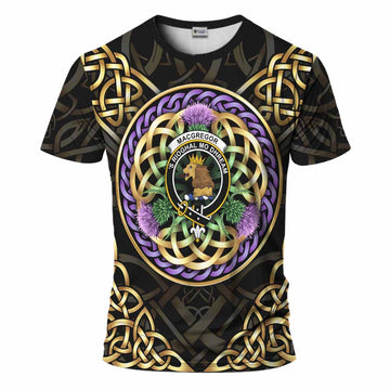 MacGregor (McGregor) Clan Crest T-Shirt Celtic Scottish Thistle