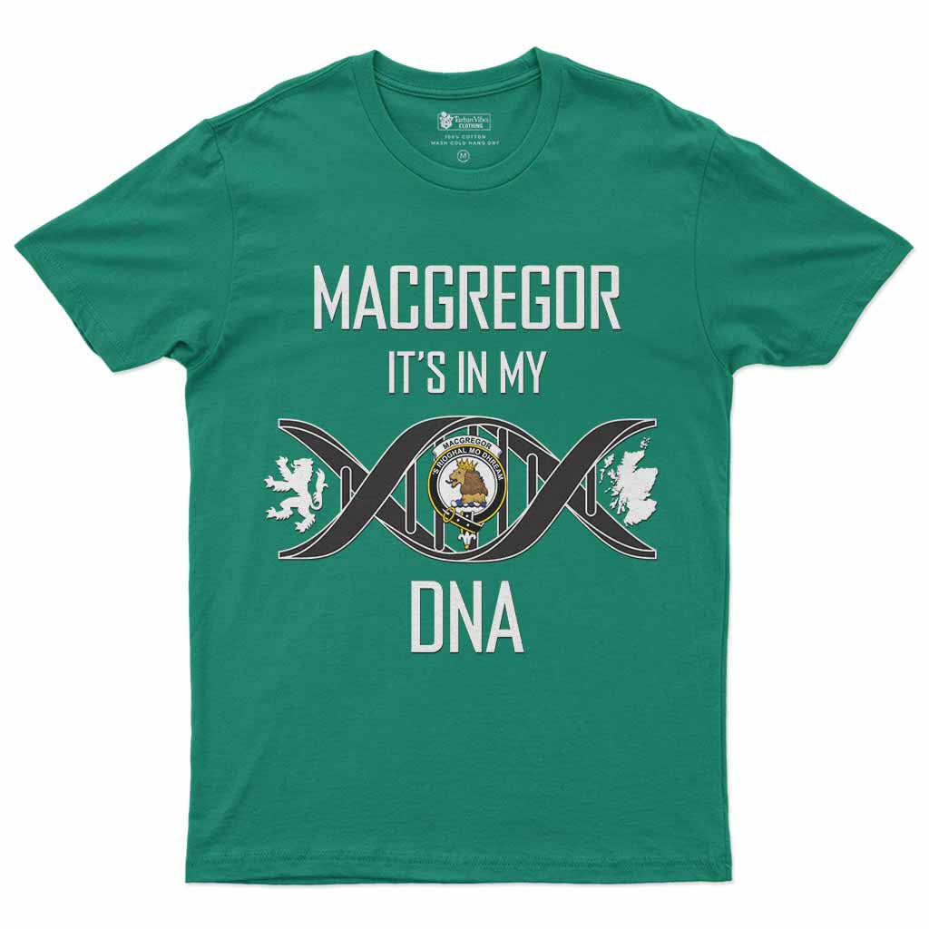 MacGregor (McGregor) Clan DNA Men's T-Shirt Irish Green - Tartan Vibes Clothing