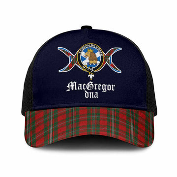 MacGregor (McGregor) Clan DNA Tartan Mesh Trucker Cap One Size (Adjustable) Black - Tartan Vibes Clothing