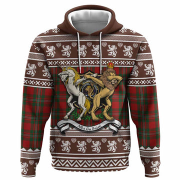 MacGregor (McGregor) Clan Tartan Crest Christmas Hoodie Coat of Arms Funny Style