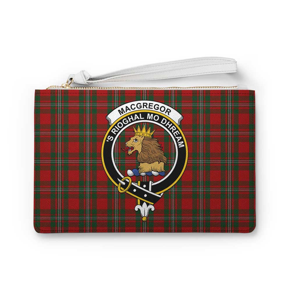 Tartan Vibes Clothing MacGregor (McGregor) Family Crest Tartan Clutch Bag