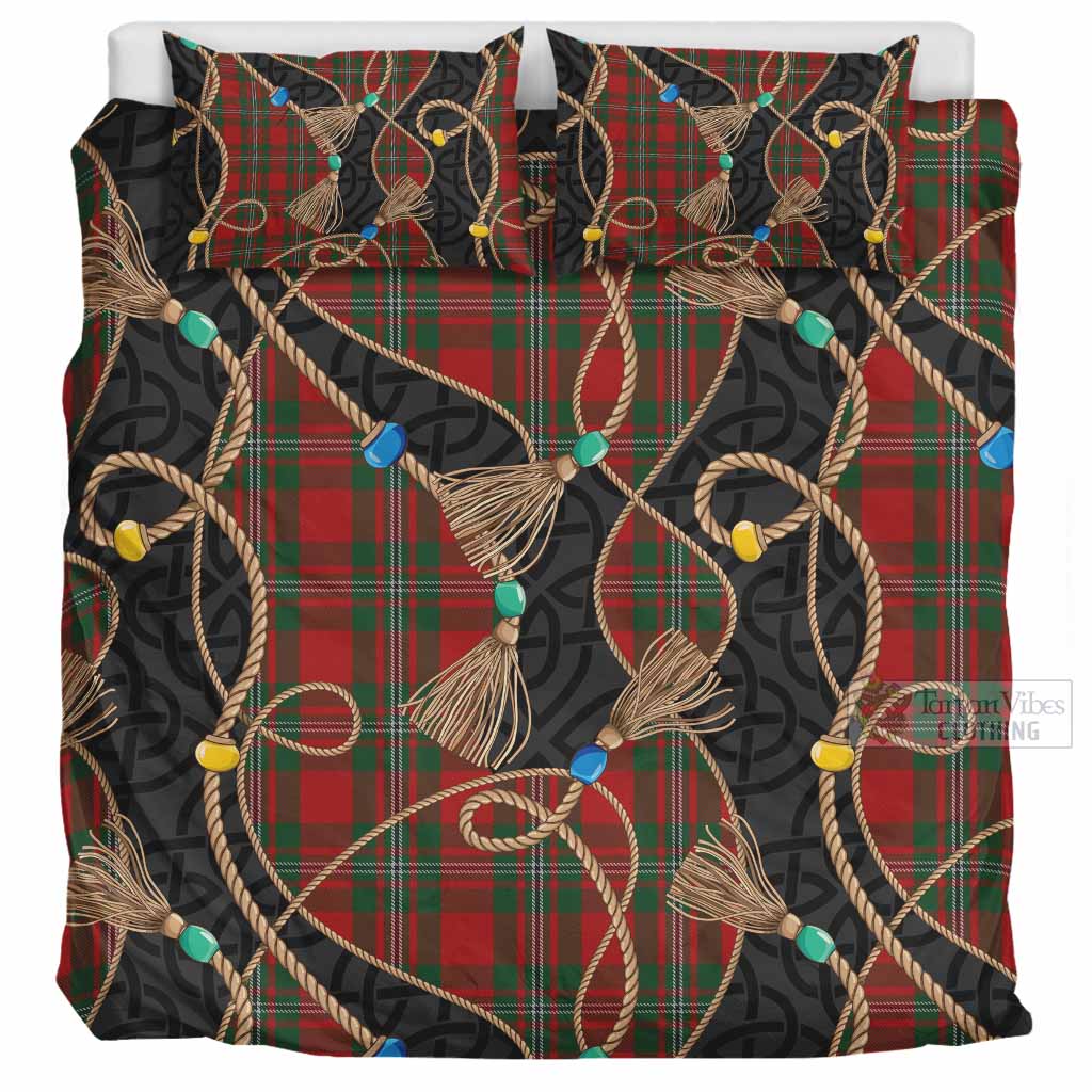 MacGregor (McGregor) Scottish Tartan Twisted Ropes Stylized Bedding Set UK Bedding Set UK Super King 104*94 inch - Tartan Vibes Clothing