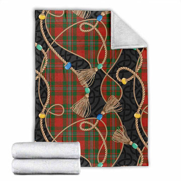 MacGregor (McGregor) Scottish Tartan Twisted Ropes Stylized Blanket