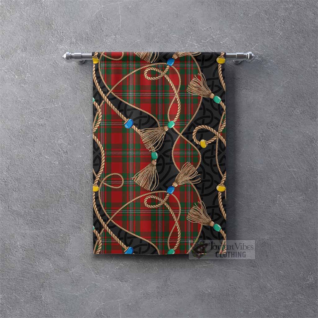 MacGregor (McGregor) Scottish Tartan Twisted Ropes Stylized Gonfalon Rectangle - Tartan Vibes Clothing