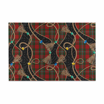 MacGregor (McGregor) Scottish Tartan Twisted Ropes Stylized House Flag